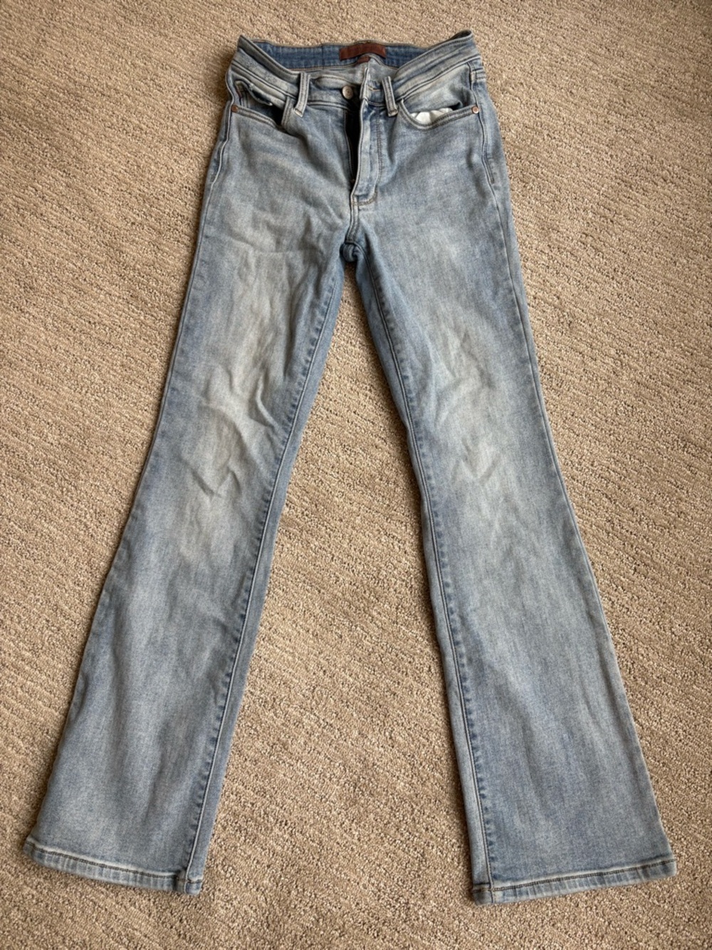Judy Blue Faded Light Blue Flare Jeans